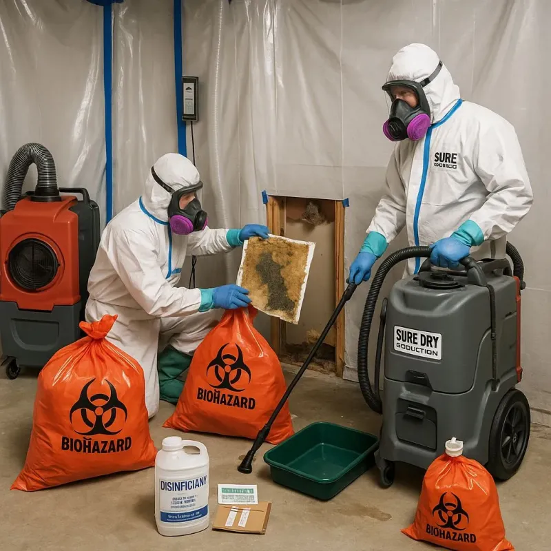 Contaminated Water Handling Protocols process in Blue Mound, IL
